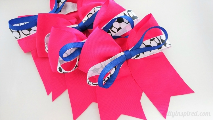 DIY Accessories: How to Make Sports Hair Bows for less than $2.00 Each