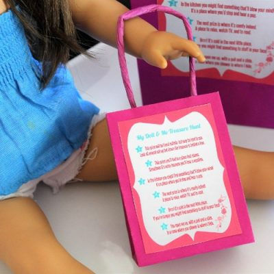 My Doll and Me Treasure Scavenger Hunt with Printables