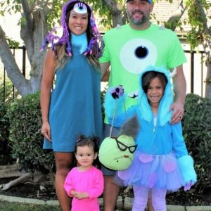 Monsters Inc Family Halloween Costume - DIY Inspired