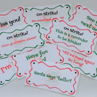 Printable Elf Signs - DIY Inspired