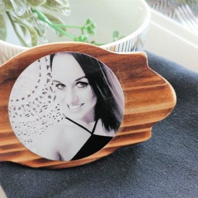 Wood Burned Table Place Cards