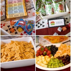 Game Night Ideas including Party Décor, Easy DIY’s, and Food Ideas for a Birthday Party