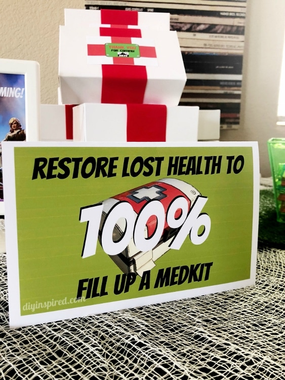 Fortnite Birthday Party Ideas Diy Inspired - get this medkit printable here