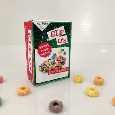 Elf Sized Cereal Box Printable