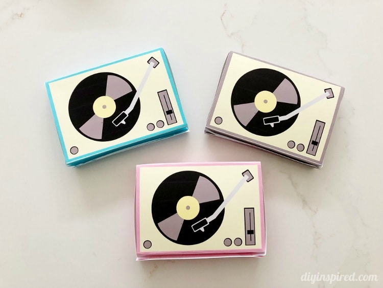 Paper Record Player Printables