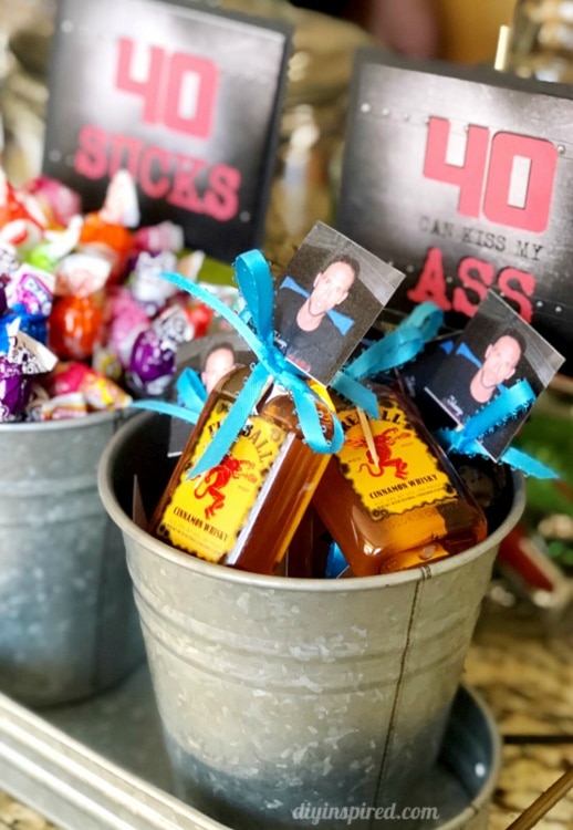 40th Birthday Party Ideas for Men - DIY Inspired