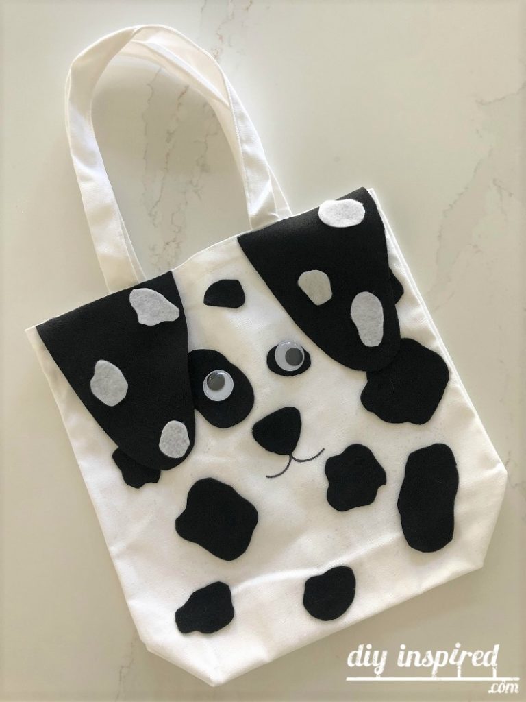 101 Dalmatians Trick or Treat Bag DIY