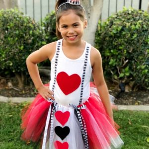 DIY Queen of Hearts Tutu and Crown
