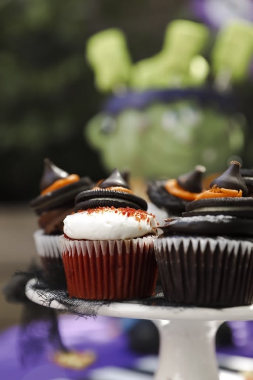 Halloween Cupcakes - Witches Hats