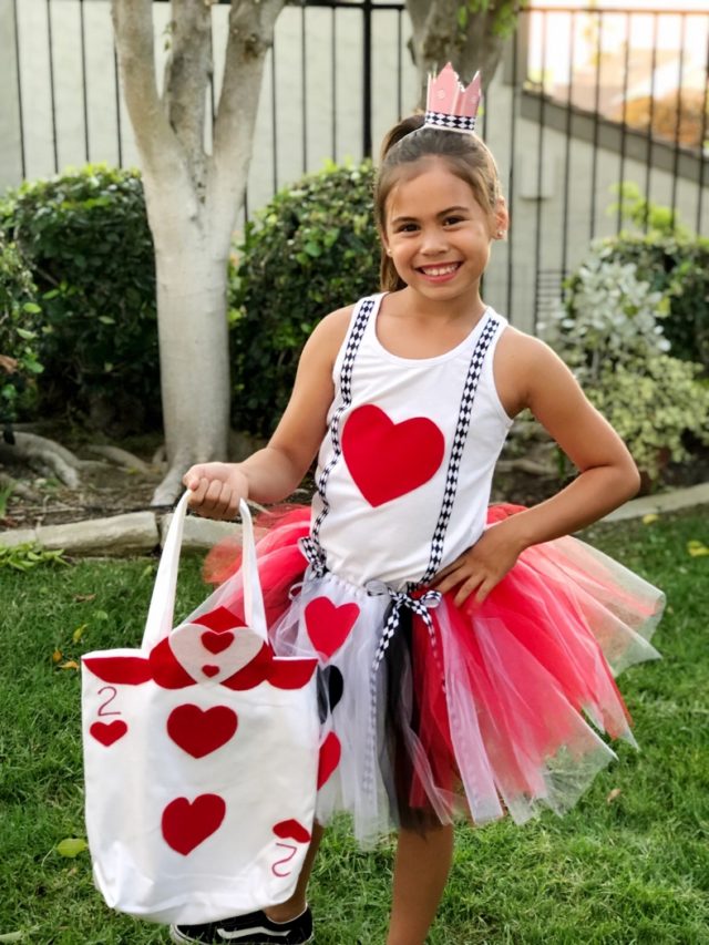 DIY Queen of Hearts Costume for Kids - DIY Inspired