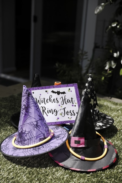 Witches Hat Ring Toss - Halloween Party Game