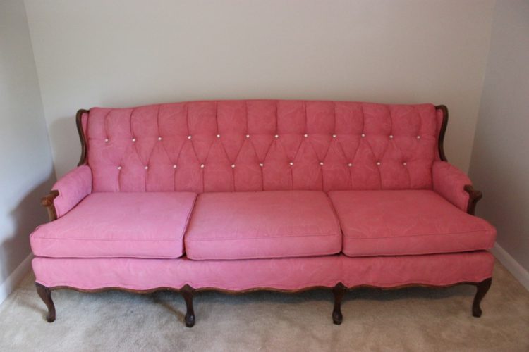 How to Paint a Couch DIY Inspired