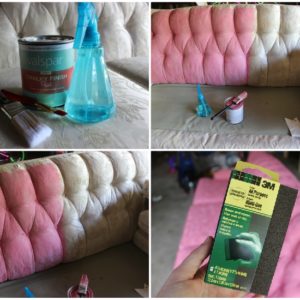 How to Paint a Couch and Dye Fabric