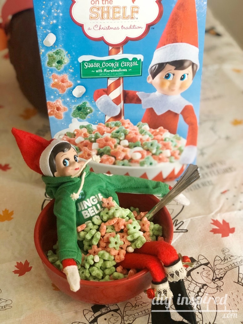Elf on the Shelf Cereal - DIY Inspired