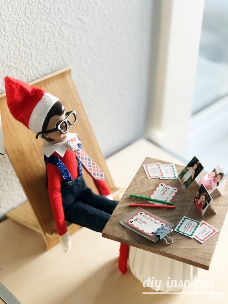 Elf on the Shelf Desk Printable