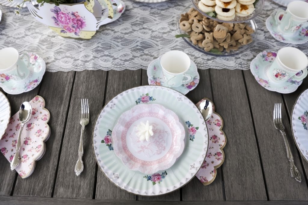 Paper Plates for a Tea Party