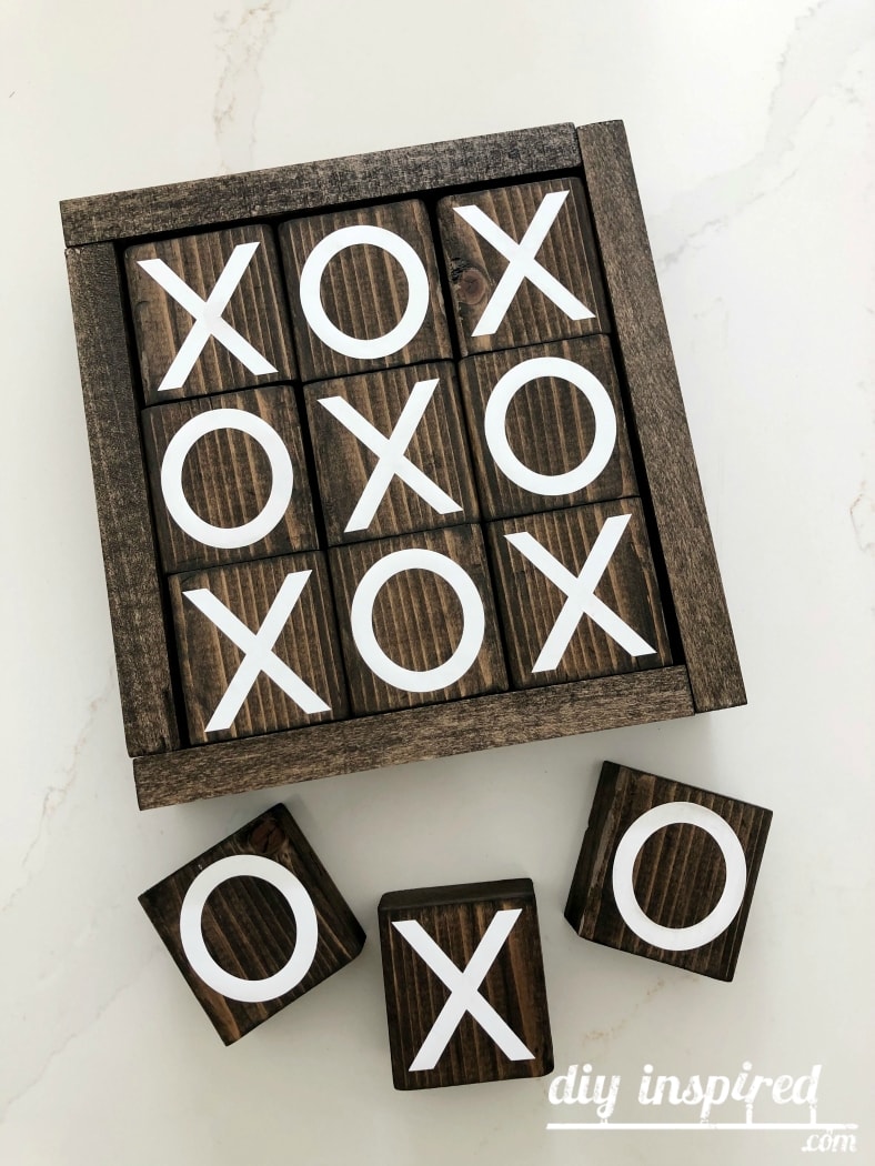 create your own tic tac toe wood