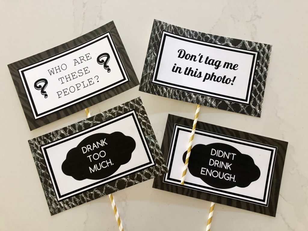 Black White And Gold 40th Birthday Party Diy Inspired