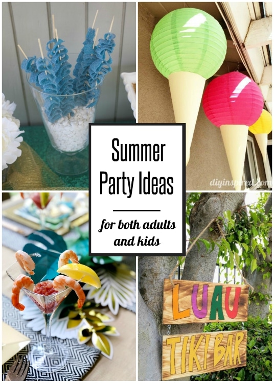Ideas de fiesta de cumpleaños de verano para adultos y niños