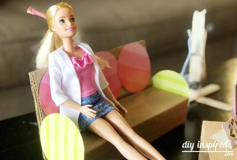 DIY Barbie Doll Couch