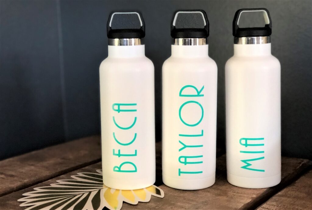 DIY Personalized Water Bottles