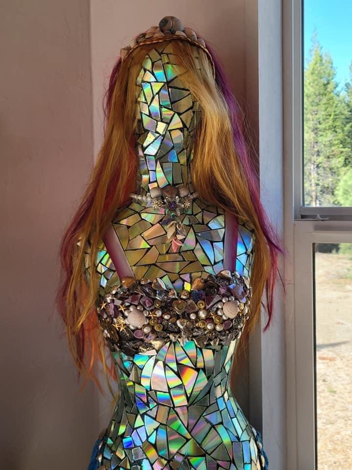 Repurposed Mermaid Art