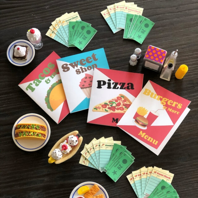 18 Inch Doll Restaurant Printables - DIY Inspired