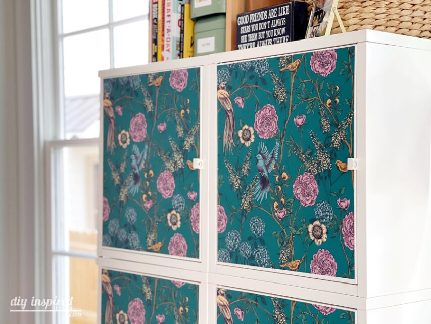 Vinyl Wrap Storage Makeover DIY Inspired