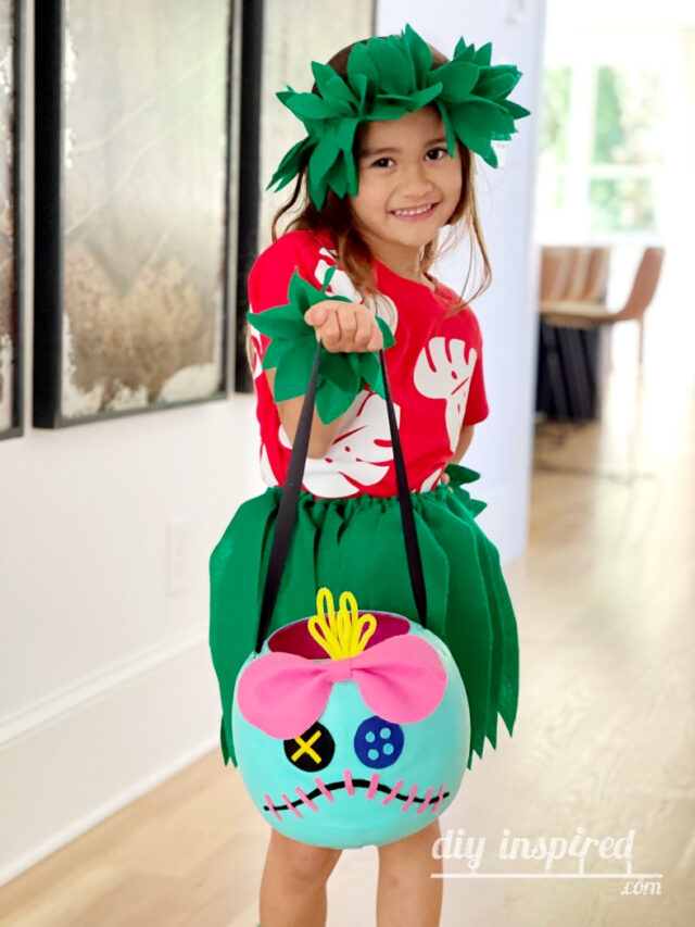 Lilo and Stitch Trick or Treat Pails - DIY Inspired