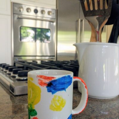 How to Bake a Painted Mug - DIY Inspired