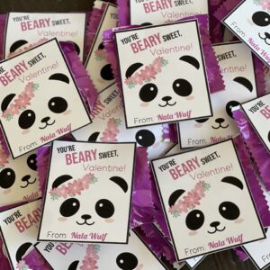 Diy Panda Valentine Cards Free Printable