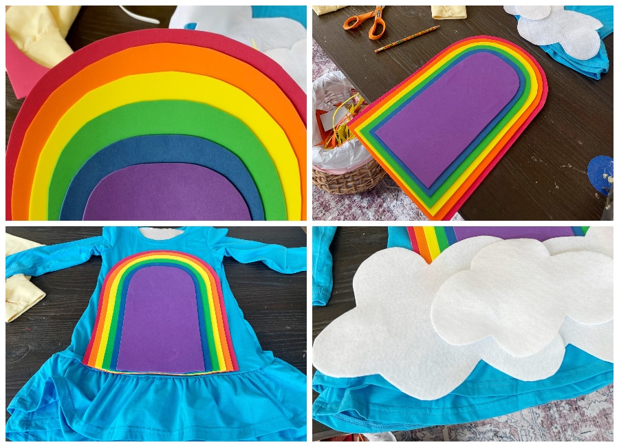 DIY Rainbow Costume for Kids