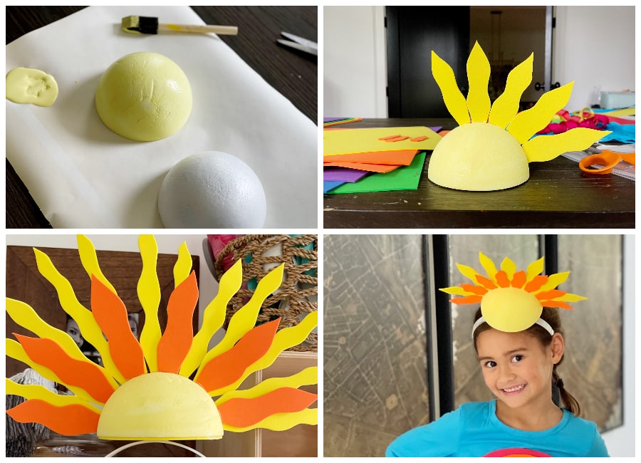DIY Sun Headband for Costumes