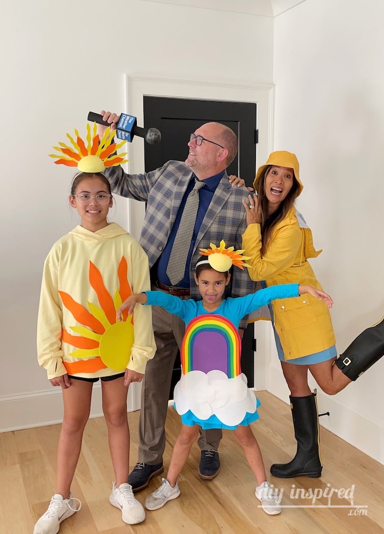 Weather DIY Family Halloween Costume Idea DIY Inspired